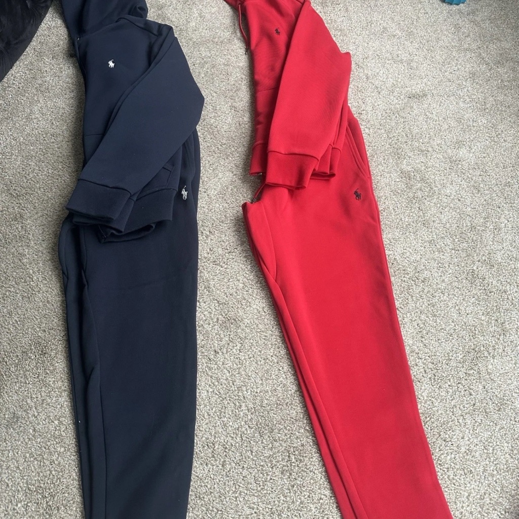 Polo Ralph Lauren Navy And Red Sweatsuits